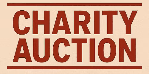 Charity auction - Raising money for Ccpa