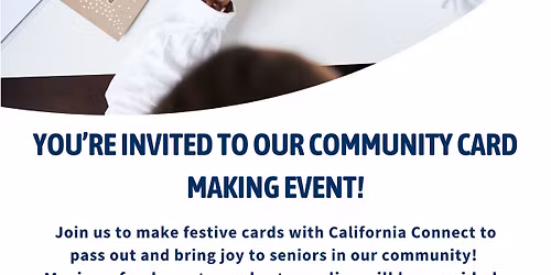 California Connect Community Card Making