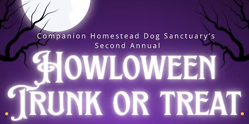 Companion Homestead's 2nd Annual Howloween Trunk or Treat