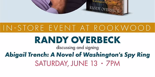 Randy Overbeck discussing and signing Abigail Trench: A Novel of Washington's Spy Ring