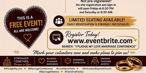 I Pledge My Love Marriage Conference