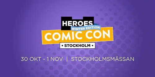 Comic Con Stockholm Winter 2026