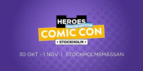 Comic Con Stockholm Winter 2026