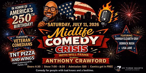 Midlife Comedy Crisis hosted by Will Frank