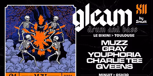 GLEAM XII w\/ MUZZ, GRAY, YOUPHORIA \u2022 Le Bikini
