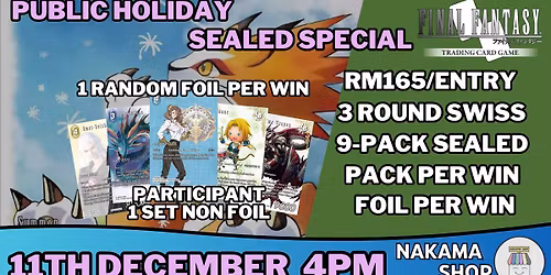Public Holiday FFTCG Sealed Special