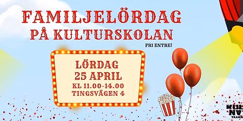 Familjel\u00f6rdag p\u00e5 Kulturskolan