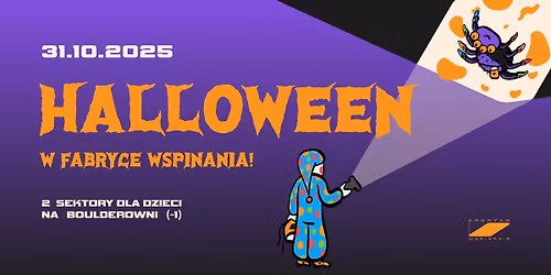 Halloween dla dzieci w Fabryce Wspinania