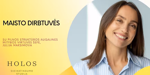 Kal\u0117din\u0117s maisto dirbtuv\u0117s vakare gruod\u017eio m\u0117n.