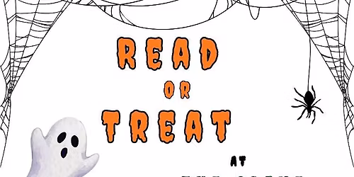 Read or Treat at The Spine Bookshop.  Halloween Night from 6-8 pm