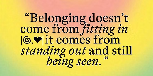Belong Circle: An Unplugged Community Gathering