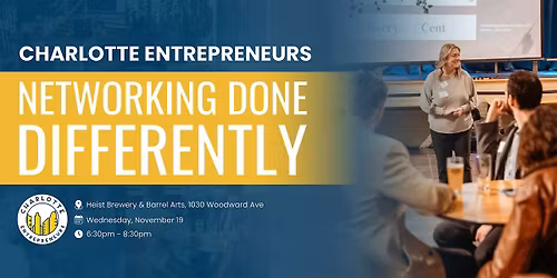 November Networking with Charlotte Entrepreneurs