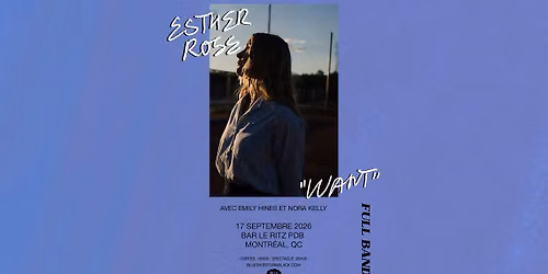 ESTHER ROSE - Montr\u00e9al