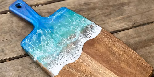 Resin Class: Pick your board -Ocean waves theme