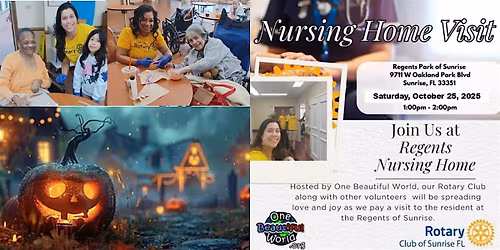 Halloween Nursing Home Visit, Volunteer Opportunity
