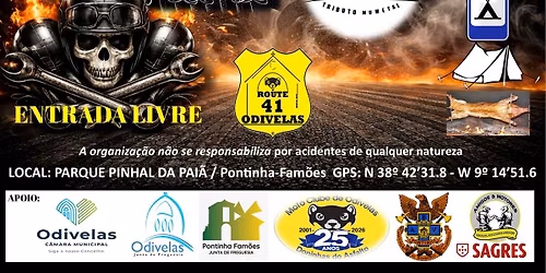 Concentra\u00e7\u00e3o Motard 25\u00ba Anivers\u00e1rio Moto Clube Odivelas - Doninhas do Asfalto