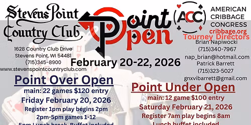 Point Open: Cribbage Tournaments