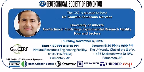 GSE University of Alberta GeoCERF Tour and Lecture