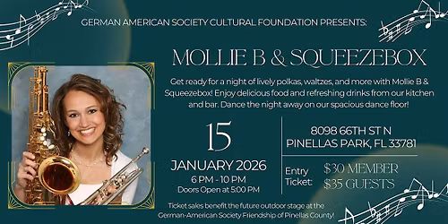 Mollie B and Squeezebox Fundraising Concert