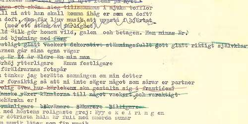 Sonja \u00c5kesson skrivarworkshop