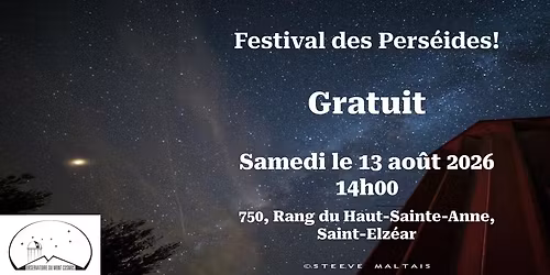 Festival des Pers\u00e9ides 2026