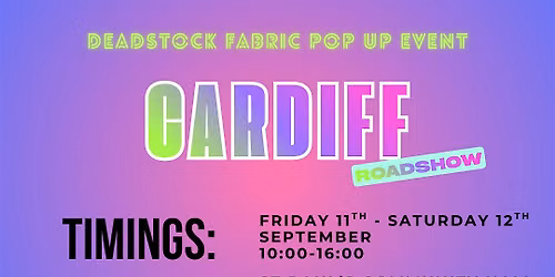 Cardiff Pop Up - The Rainbow Fabrics Roadshow