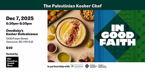 The Palestinian Kosher Chef