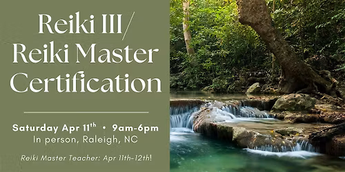 Reiki III\/Reiki Master Training