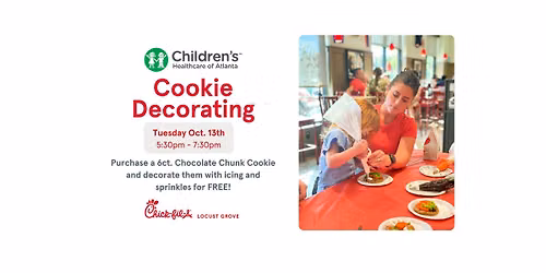 Chick-fil-A Locust Grove Cookie Decorating