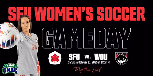 SFU Women's Soccer vs. Northwest Nazarene University - Senior Day!