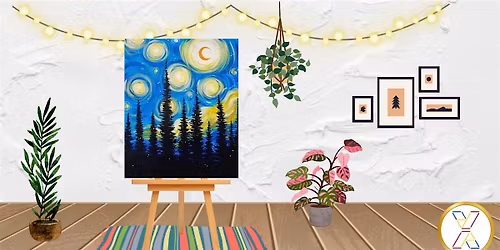 Paint Night : \u201cStarry night\u201d