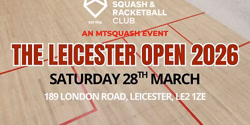 The Leicester Open 2026