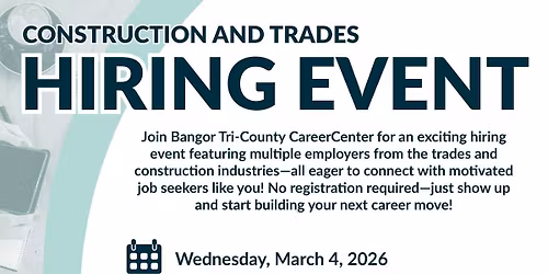 Construction and Trades Hiring Event