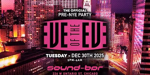 FREE Eve of the Eve Party at Sound-Bar Nightclub - RSVP NOW!
