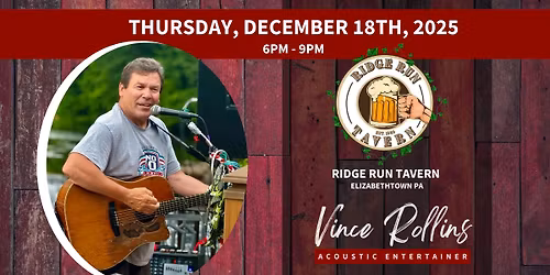 Vince Rollins at Ridge Run Tavern