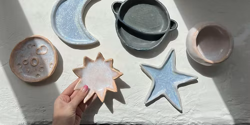 Celestial-Inspired Ceramic Dish Class - Intro to Pottery Workshop