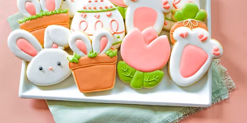 March 23 3:30-Jumpin\u2019 into Easter Sugar Cookie Decorating Class!