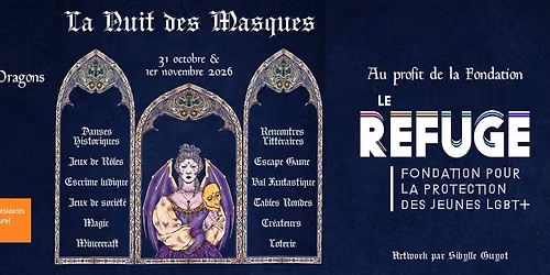 Don des Dragons 2026 - La Nuit des Masques
