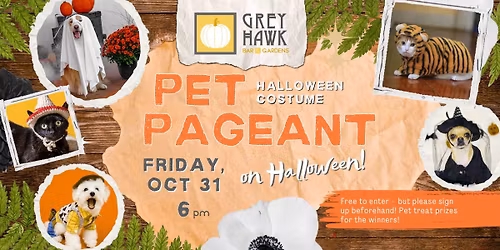 Pet Halloween Costume Pageant at Grey Hawk