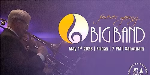 Free Community Concert at PVUMC Featuring: the Forever Young Big Band