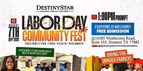 DestinyStar Labor Day Community Fest