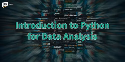 Introduction to Python for Data Analysis