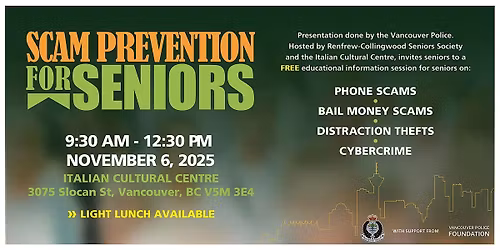 Scam Prevention for Seniors \u2013 Free Information Session\ufe0f