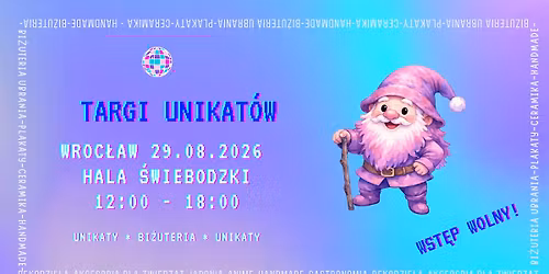 Targi Unikat\u00f3w | 29.08.2026 | Wroc\u0142aw
