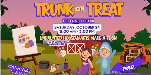 Trunk or Treat Featuring Unhaunted House & Make-A-Thon