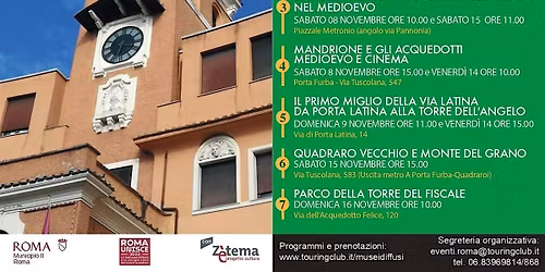 MUSEI DIFFUSI - CINEMA E ACQUEDOTTI