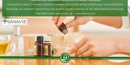 Formation en aromath\u00e9rapie \u00e0 usage familial