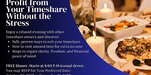 How To Exit or Profit From Your Timeshare Without The Stress