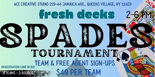 Fresh Decks Spades Tournament - Winter Edition