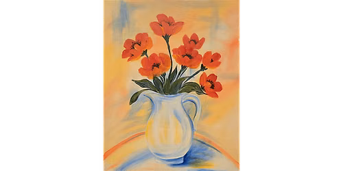 Painterly Poppies - Paint and Sip in Houston | Classpop!\u2122